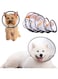 HOOTO Dog Cone Collar with Soft Edge Adjustable Protective Collars for Pet Flexible Plastic Cone for Dog After Surgery Dog Recovery Collar for Wound Healing XXS(Neck 18-22cm)