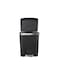 Orchid EKO Hana 15L Step Bin &ndash; Plastic Pedal Trash Can with Soft-Close Lid, Wheels &amp; Bag Fixer
