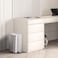 EKO 12L Square Step Bin Stella - Silver   Compact Pedal Bin with Soft-Close Lid   Fingerprint-Resistant Finish   Removable Inner Liner