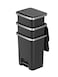 Orchid EKO Hana 25L Step Bin &ndash; Plastic Pedal Trash Can with Soft-Close Lid, Wheels &amp; Bag Fixer