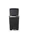 Orchid EKO Hana 25L Step Bin &ndash; Plastic Pedal Trash Can with Soft-Close Lid, Wheels &amp; Bag Fixer