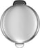 EKO 5L Pedal Bin Serene - Silver   Compact Round Step Bin with Soft-Close Lid   Fingerprint-Resistant Finish   Removable Inner Liner   Bag Stabilizer