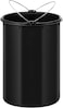 EKO 12L Pedal Bin Serene - Silver   Compact Step Round Bin with Soft-Close Lid   Fingerprint-Resistant Finish   Removable Inner Liner   Bag Stabilizer
