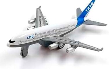 ألعاب كولور لاند - طائرة ليفان للطيران تعمل بالسحب للخلف   طائرة متينة مصنوعة من المعدن تعمل بالسحب والتشغيل للأطفال (3300B)