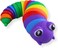 Slug Fidget Slug With Eyes Articulated Flexible Decompression Toy for Stress Relief, Hand Sensory Articulated Elastic Slug Slug, Fidget Trick Toy, Sensory Toy