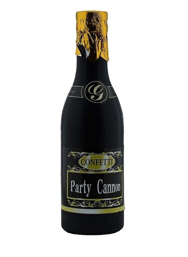 Champagne Shaped Confetti Party Popper for Celebration – Multi Color