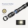 PEETPEN L45 Flashlight 2000 Lumen Pocket flashlight Super Bright LED Rechargeable torch 4 Modes Zoomable Flashlight for Outdoors, Camping, Hiking
