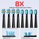 Seago Electric Toothbrush for Adults, with 8 Heads and 5 Modes, Rechargeable Sonic Tooth Brush One Charge for 30 Days, with 2 Mins Timer,SG958(Black)