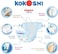 Kokoshi Premium Baby Diapers Size 4 (9-13kg), 54 Pcs &ndash; Ultra-Soft, Hypoallergenic, 12h Protection, Breathable, Leak-Proof Japanese, Wetness Indicator