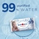 Kokoshi Baby Wet Wipes, 99% Pure Water with Vitamin E, Hypoallergenic, Alcohol &amp; Fragrance Free, 192 Wipes (3+1 Value Pack) for Newborns &amp; Sensitive Skin
