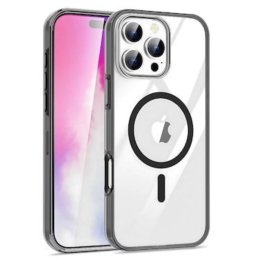 iPhone 16 Pro  Clear MagSafe Case, Military-Grade Protection iPhone16 Pro Max Slim Shockproof Strong-Magnet Protective Phone Case, Anti Scratch &amp; Anti Fingerprint Without Lens Frame,Anti Yellowing