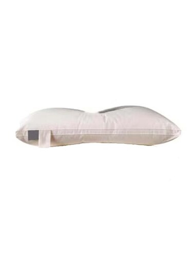 Set of 2 100% Cotton Pillows, 5-Star Hotel Quality, White, 48x74cm