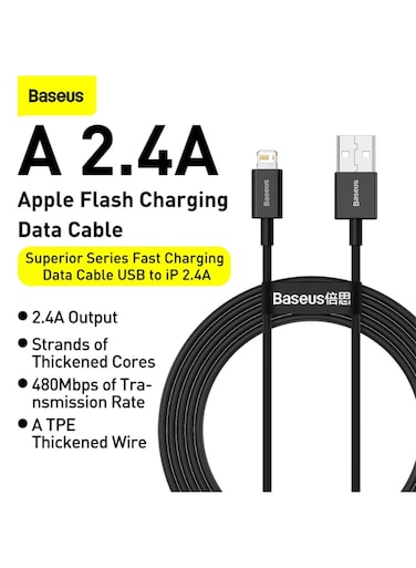 iPhone Cable, USB to Lightning-Fast Charging Cable iPhone Charger Cable 2.4A Lightning Cord Compatible for iPhone 14/14 Pro/14 Plus/14 Pro Max, iPhone 13 Pro 12 Pro Max 11 XS SE 7 Plus 6S iPad Pro 1M