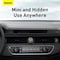 Baseus Beetle Car Hooks, 2Pcs Aviation-Grade Aluminum Alloy, Multi-Purpose Hanger, Hidden Design, Bendable Silicone Pad, 3M Sticker Holder - Grey