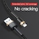 Baseus 200cm Lightning Cable - 2.4A Fast Charging, Durable TPE & Nylon Design, Compatible with Apple Devices, Gold/Black