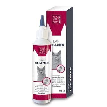 M-PETS Cat Ear Cleaner 118ml &ndash; Gentle &amp; Effective Ear Care for Cats