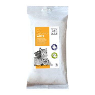 M-PETS Pet Cleaning Wipes 40pcs &ndash; Gentle &amp; Effective for Dogs &amp; Cats