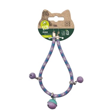 M-Pets Pixie Cat Eco Collar Purple & Teal