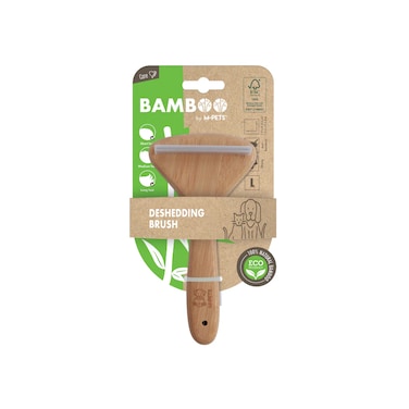 M-PETS Bamboo De-shedding Brush L