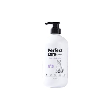 M-PETS Perfect Care No.5 Flea &amp; Tick Relief Dog Shampoo 1L &ndash; Effective Parasite Protection