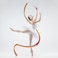 1PC 2M Kids Rainbow Gym Ribbon, Art Gymnastics Rhythmic Ribbon Twirling Baton Rod, Gymnastics Ribbon, for Artistic Dancing Gymnastics, Circus Carnival Show