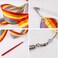 1PC 2M Kids Rainbow Gym Ribbon, Art Gymnastics Rhythmic Ribbon Twirling Baton Rod, Gymnastics Ribbon, for Artistic Dancing Gymnastics, Circus Carnival Show
