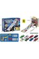 Auto Circuit Racing Without Batteries Parking Lot With 8 Alloy Cars MKD215A
