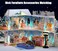 Colorland-Crystal House Koala Town Doll House With 301 Pcs And Luxury Lights