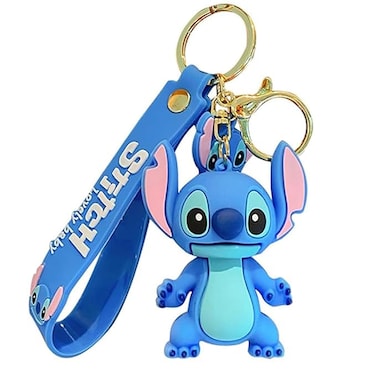Stitch design Keychains For Girls Boys, Cute Pendant Keychains Accessories, Cute Kawaii Key ring Purse Backpack, Key Chain Accessories Wristlet Key chain Car Charms pack of 2