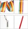 Dance Ribbons Streamers Rhythmic Gymnastic Ribbon Wands Rods For Children Art Dances, Baton Twirling