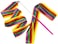 Dance Ribbons Streamers Rhythmic Gymnastic Ribbon Wands Rods For Children Art Dances, Baton Twirling