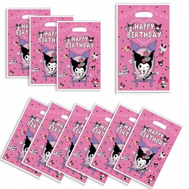 30pcs Kuromi design Birthday Party Gift Bags Candy Bags Goody Bags ,Kuromi Birthday Party Supplies Decorations