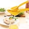 Lemon Squeezer Premium Quality Manual Citrus Press Easy Clean Hand Juicer for Lemons, Limes &amp; Citrus" Yellow
