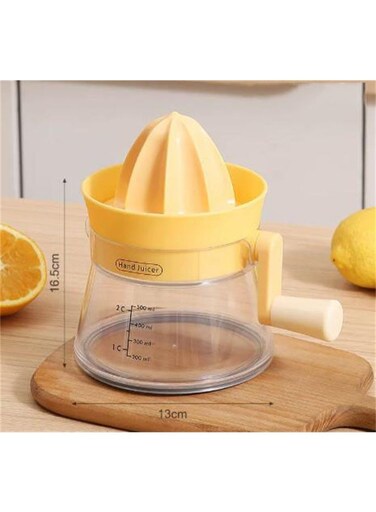 Lemon Juicer with Hand Crank, Food Grade Citrus Juicer Detachable and Washable for Home, Kitchen