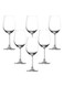 6 Piece Madison Red Wine Glass Set, 350ml Capacity - Clear