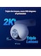 EZVIZ H80f 12MP Triple Lens Outdoor Wifi Camera, 3&times;2K+ 360&deg; Security Outdoor Camera Wireless