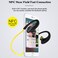 AWEI A880BL Wireless Sport Bluetooth Stereo Earphone with Mic, Support Handfree Call &amp; NFC Function for iPhone, Samsung, HTC, Sony and other Smartphones - Black