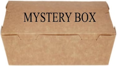 Mystery Box Surprise Gift Package, Kraft Brown Cardboard Box, Random Kids Toys Contents