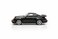 Porsche 911 Turbo Diecast Model Car &ndash; 1:24 Scale Black Vintage Sportscar Replica