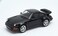 Porsche 911 Turbo Diecast Model Car &ndash; 1:24 Scale Black Vintage Sportscar Replica