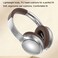 SOYTO VJE901 Retro Bluetooth Headset Metal Headband Wireless Sports Headset &ndash; Silver Brown