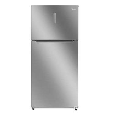 Midea 651 Litres Top Mount Freezer, Double Door, Inverter Compressor, Bru Steel Color &ndash; MDRT866FGE46AE
