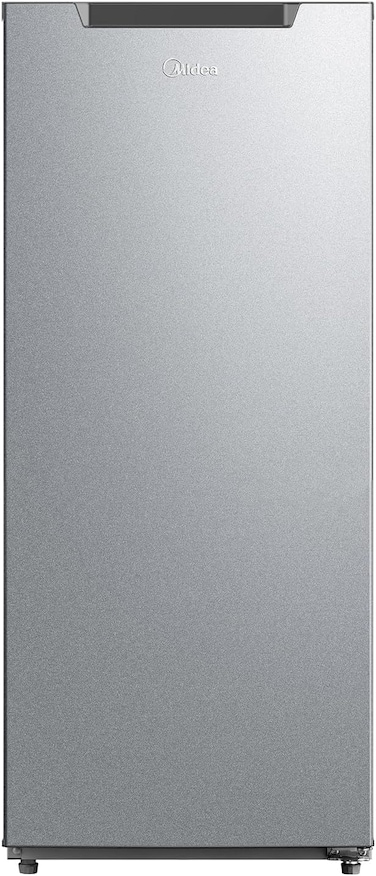 Midea 268L Gross &amp; 190L Net Capacity Single Door Refrigerator, Semi Auto Defrosting, Tempered Glass, Full Insulation Body, Inverter Quattro, Best Compact Small Fridge, Silver - MDRD268FEE50AE