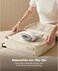 Eye Massager with Heat, Smart Eye Massage with White Noise Music, Rechargeable Temple Eye Mask for Relax Eye Strain Dry Eye Dark Circles, Electric Face Massager Improve Sleep, Ideal Gifts