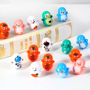 Mini Animal Tumbler Toy Set, Kids Party Favors, Cute Tumbler Toys (20 Pcs, Random Style)