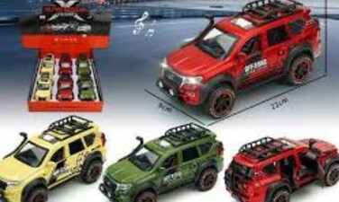 Colorland - Pullback Toyota Prado Off-Road Die-Cast 1:24 Scale Asstd. K240B12