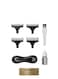 Kemei Professional Hair Trimmer with LCD Display, USB Rechargeable Hair Styling Kit with 3 Cutting Guides, Black