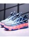 Little Rockz Kids Four Wheel Roller Skate Shoes Blue , Size 30 with Rechargeable LED Flash Light Lightning Sole Sneaker Skate Heelys Shoes