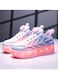 Little Rockz Kids Four Wheel Roller Skate Shoes Pink , Size 32 with Rechargeable LED Flash Light Lightning Sole Sneaker Skate Heelys Shoes