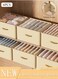 6pcs Wardrobe Clothes Organizer Foldable Closet Storage Organizer for Clothes Jeans Washable Closet Storage Boxes with Carrying Handles Cube Storage Bin for Home Bedroom Office